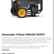 Generador Trifuel FIRMAN T07571 - Img 56559254