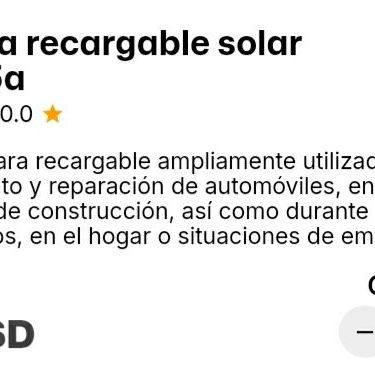 Lampara recargables Solar - Img 123280164