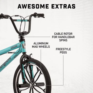 ☎️53544655 🛵 Entrega Disponible ⭐Mongoose Craze BMX 20” – Bicicleta Infantil estilo freestyle ⭐ - Img 122468181