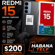 💢XIAOMI REDMI 15 2SIM 6.9 PULGADAS 7000MAH BATERIA 6GB RAM 128 SELLADOS EN CAJA 💯 - Img 55024628