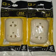 Toma universal doble 20A de Superficie - Img 57745981