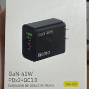 Cargador de doble entrada GaN 40W - Img 58021830