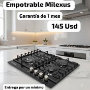 🔥 ¡RENUEVA TU COCINA CON MILEXUS! 🔥  Haz que cada receta sea más fácil y eficiente con la Estufa de Gas Empotrada Mile - Img 56528677