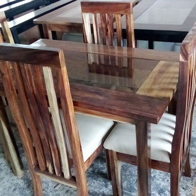Juego de comedor de 4 y 2 sillas - Img 113238447