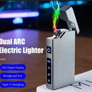 🔥Encendedor eléctrico USB recargable – Fosforera de plasma portátil con indicador🔋 | Regalo elegante🎁 - Img 52233334
