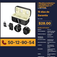 Micrófono Inalámbrico L22 Bright 2 en 1 con Estuche (Type-C / Lightning) - Img 57337432