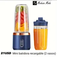 Mini batidora recargable (2 vasos) - Img 55999471