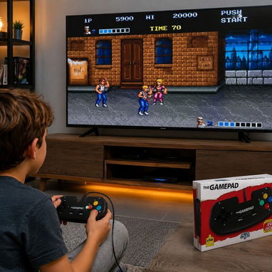 🎮🕹️ Retro Games THE GAMEPAD – Control USB para PC | A500 Mini (Nuevo) 🕹️🎮 - Img 126705433