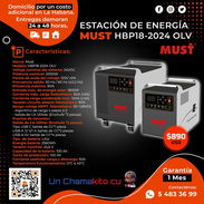 ESTACIÓN MUST - 2000 NOMINAL Y 2560WH BATERÍA. TENEMOS MENSAJERÍA CON FACTURA Y GARANTÍA. TEL 54833699 - Img 53915887