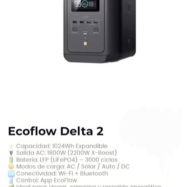 🔋⚡️ ECOFLOW — ENERGÍA PORTÁTIL PARA TU HOGAR ⚡️🔋 - 2/5