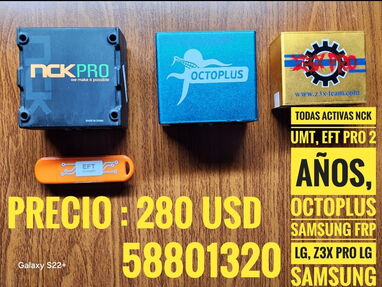 Caja NCK PRO UMT Octoplus EFT PRO Z3X PRO - Img 63554740