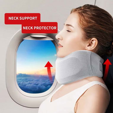 Collarines Ortopédicos, Ajustables,     y      Antifaz de ojos, 3D para domir. - 3/10