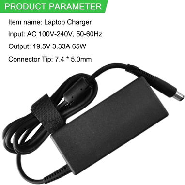 Cargador de Portátil HP PPP009C 19.5V 3.33A 65W Adaptador Cargador Repuesto para HP PPP009C (7.4x5.0mm) - Img 124222631