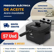 Freidora eléctrica de aceite 2.5 Lt Eko, Garantía de 6 meses, Entrega gratis para toda La Habana - Img 50691949