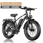 Bicicleta Eléctrica G29 1000W 2500W Peak 48V 25Ah 26 Fat Tire Negro 🔶 - Img 57512675