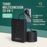 🛍️ Regleta extensor de puertos de corrientes 20 en 1 🔑 Código: exte472 💵 Precio: $30 USD (dólares) 📲 56740324 - Img 56966276