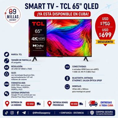 PRECIO: ✅$480usd✅ Ofertas Smart TV 4K 📺 - Img 127593933