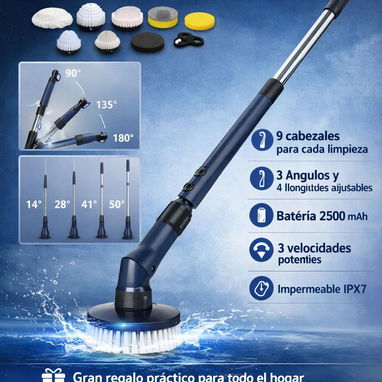 * Cepillo eléctrico profesional giratorio con 9 cabezales - Img 123324468