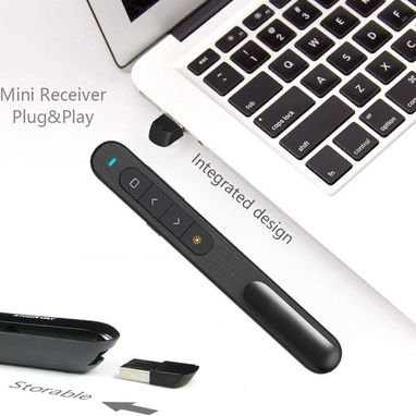 🖥️​ PUNTERO LASER + CONTROL DE DIAPOSITIVAS PRESENTACIONES 🖥️​ USB 🖥️​  5.887.23.60 - Img 120700142