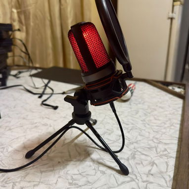 Microfono de tripode de mesa, con activacion tactil - 2/2