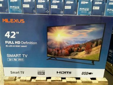 Televisor de 42 pulgadas marca Milexus nuevo Smart TV y Full HD 0km - Img 67485624