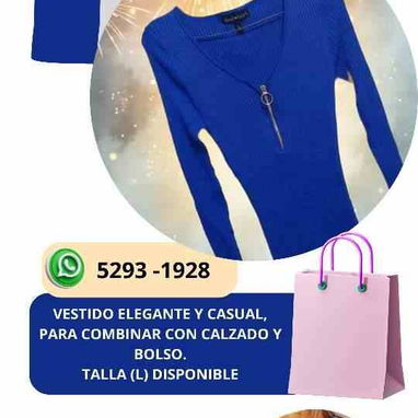👗 vestido de mujer azul - Img 111088103