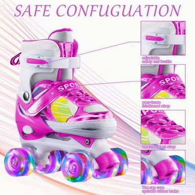 🛼 Patines Ajustables para Niños (Talla M) | videojuegoshabana.com - Img 123536610