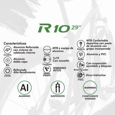 Bicicleta RALI R10 29 Hidráulicas - Img 121080229