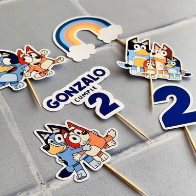 Toppers para cupcakes - 7/9