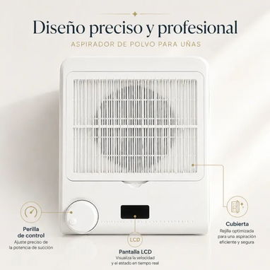 Extractor de polvo eléctrico para uñas - 3/3
