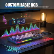 📫.KEMOVE Teclado mecánico inalámbrico K87 TKL para juegos, intercambiable en caliente, retroiluminación RGB Programable - Img 55793978