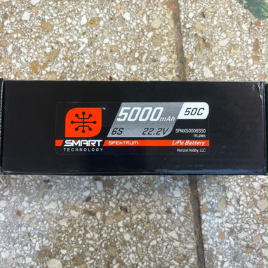 //Batería inteligente Spektrum Smart LiPo de 22,2 voltios, modelo SPMX50006S50// - 3/4