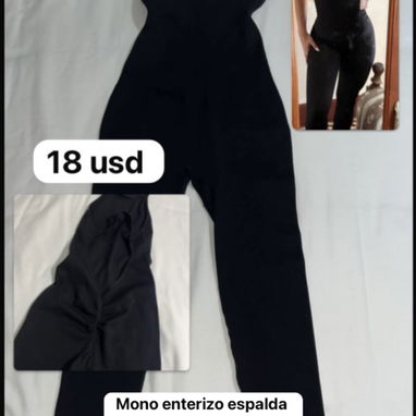 💪Ropa deportiva 💪 Monos enterizos cortos levanta glúteos espalda afuera Monos enterizos largos levanta glúteos espald - Img 123271852