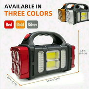 Linterna LED Recargable con Panel Solar - Img 57803629