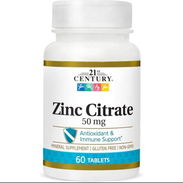 Citrato de Zinc 50mg / 60 tabletas🩵 - Img 56090695