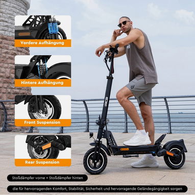 E-Scooter road legal electric scooter ABE foldable escooter electric scooter - Img 121852593