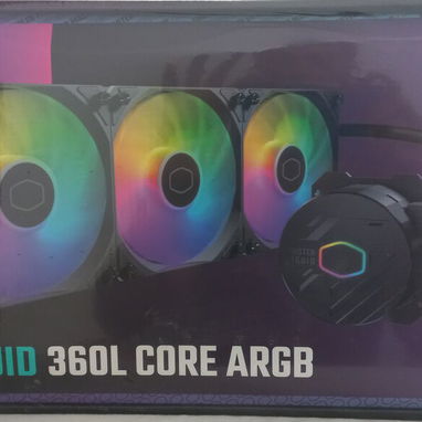 enfriamiento liquido coolermaster 360L Core 360mm nuevo sellado en caja, para intel y amd - Img 121206252