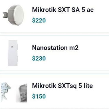 Router:MIKROTIK,Nanostation - 4/10