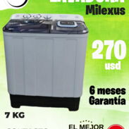 Lavadora semiautomática Milexus 7 kg. - Img 45592610