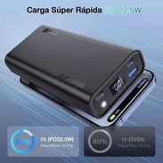 Esta batería portátil 1Hora modelo GAR158 es una solución de carga rápida de gran capacidad para tu celular y laptop - Img 54261950