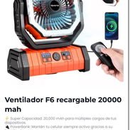 Ventilador recargable F6  Ventilador recarga - Img 56378131