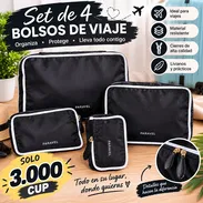 Set de 4 bolsos organizadores - Img 57636497