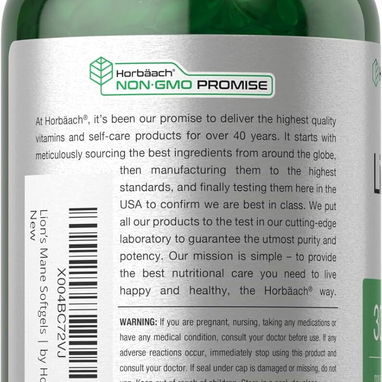 Melena de León 3000mg (Horbäach · 80 cápsulas blandas) - 4/6