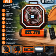 VENTILADOR RECARGABLE F18 - Img 57894063