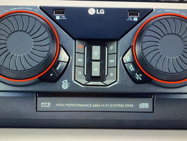 LG XBOOM CK43 - Equipo de Sonido, Potencia 300W, Bluetooth, USB Dual, Entrada AUX - Img 48818372