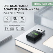 📡 Adaptador Bluetooth + WiFi 2 en 1 – Conecta todo fácilmente - Img 55232405