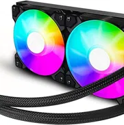 Enfriador líquido de CPU de 24 cm, compatible con todos los procesadores Intel y AMD, con iluminación ARGB, 51748612 - Img 46967539