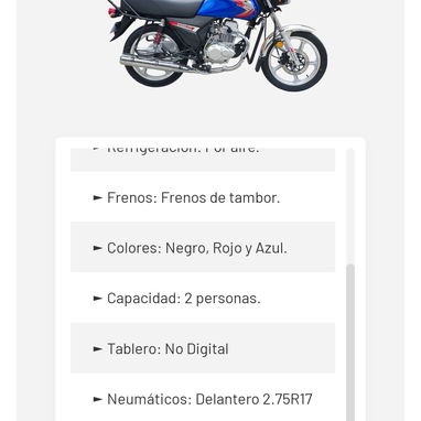 Venta  de moto Ronin 150 cc - 4/8