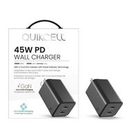 Cargador de Pared QUIKCELL 45W PD GaN – Dual USB-C - Img 57163652