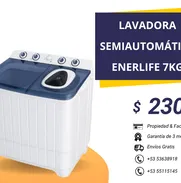 🛑🛑🛑 LAVADORA SEMIAUTOMÁTICA ENERLIFE 7KG MENSAJERÍA GRATIS EN TODA LA HABANA 🛑🛑🛑 - Img 50013854